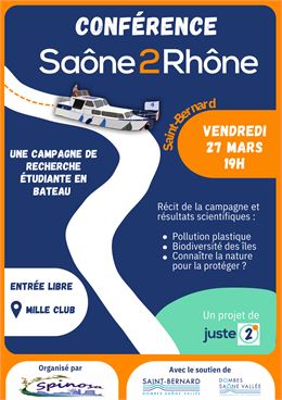 Affiche 27 mars Saône2Rhône - Spinosa