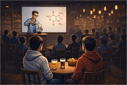 Production de bière, de la science à la main