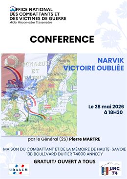 Conférence "Narvik Victoire oubliée"_Annecy