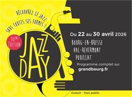 Visuel Jazz Day 2026 - Grand Bourg Agglomération
