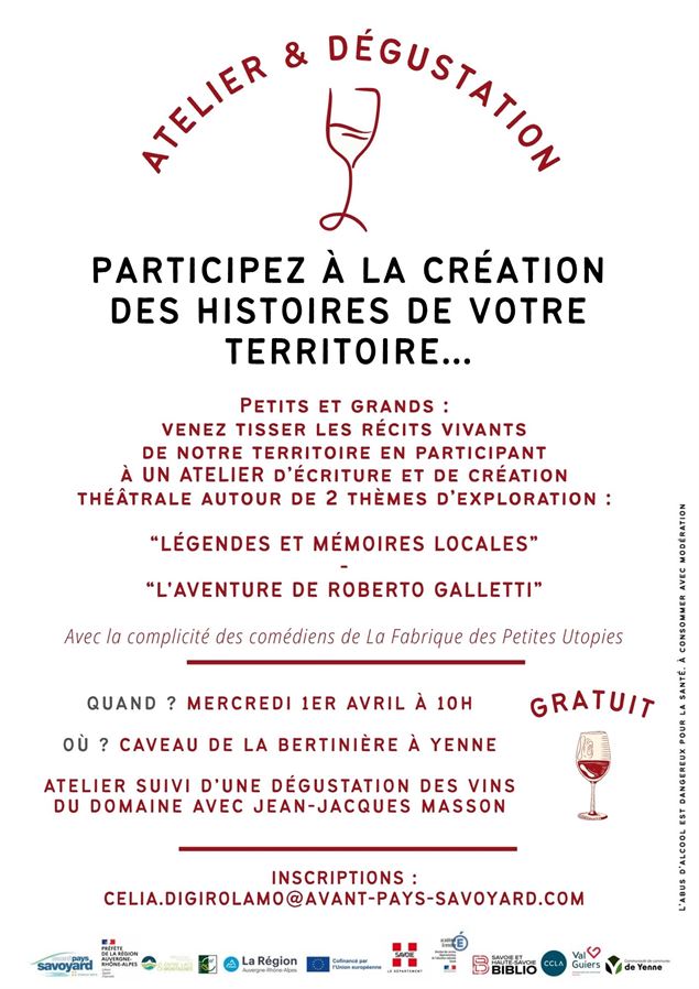 Création d'histoires au caveau - DR