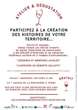 Création d'histoires au caveau - DR