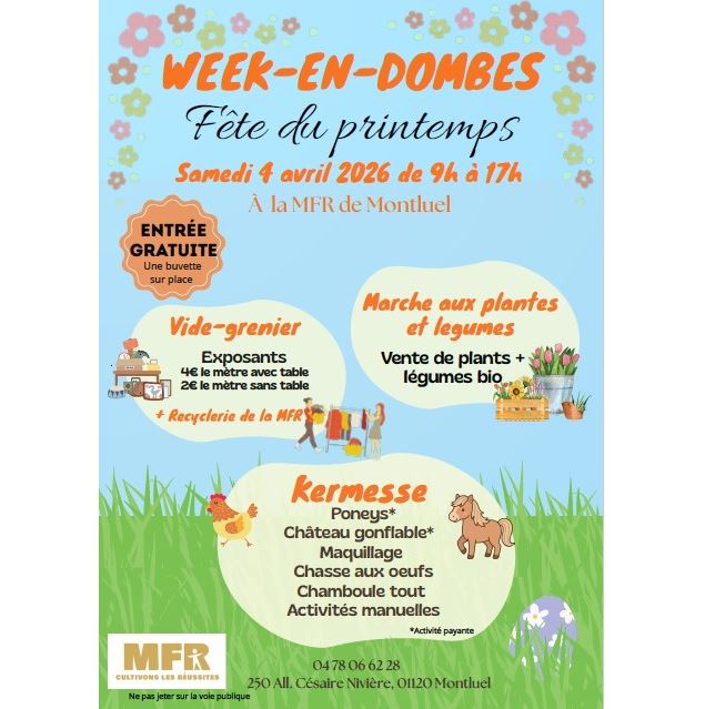 Week-end en Dombes_Montluel - MFR Montluel