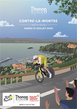 L'affiche du Tour de France 2026 par l'office de tourisme de Thonon - Gabriel Brechignac