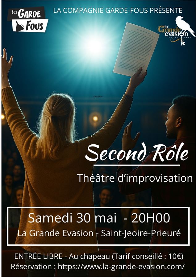 Spectacle d'improvisation Théâtrale - Second Rôle - ChatGPT