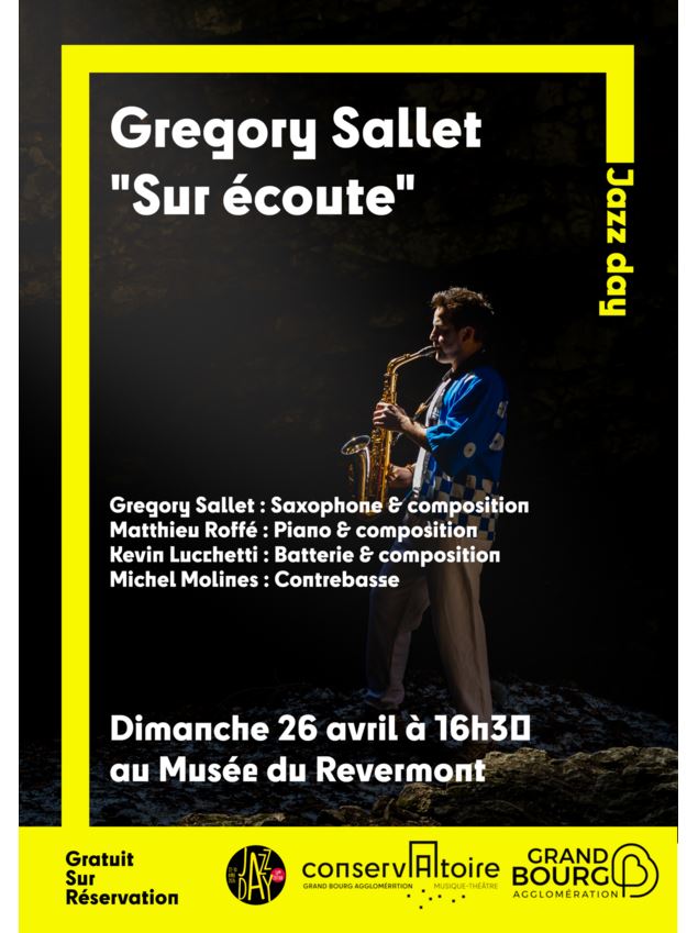 Affiche Gregory Sallet « Sur écoute » - ©GBA