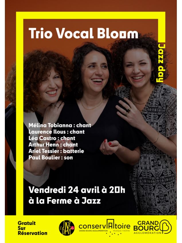 Affiche_Trio vocal Bloom - ©GBA