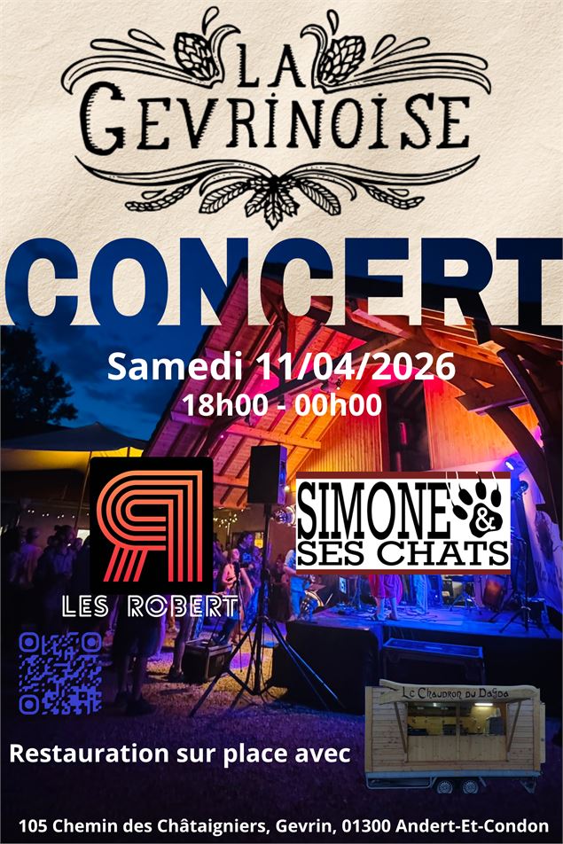 Soirée concert rock à La Gevrinoise - La Gevrinoise