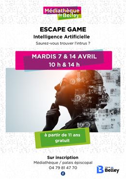 Escape Game Intelligence Artificielle - Saurez-vous trouver l'intrus ? - mediatheque belley