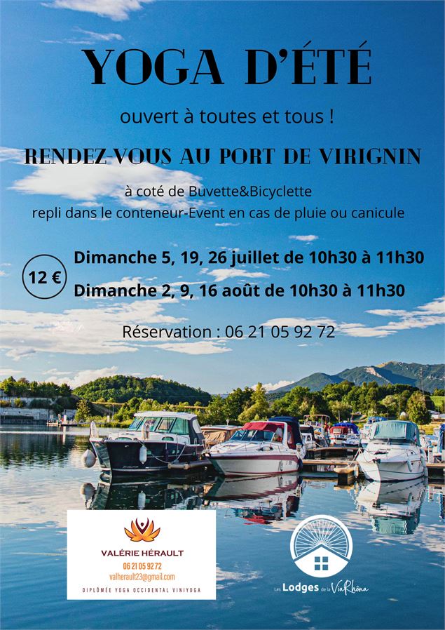 Yoga d'été - Les Lodges de la ViaRhôna - LodgesViaRhôna/VH