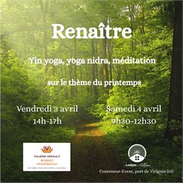 Yin yoga, yona nidra, méditation - Les Lodges de la Viarhôna - VH/Canva