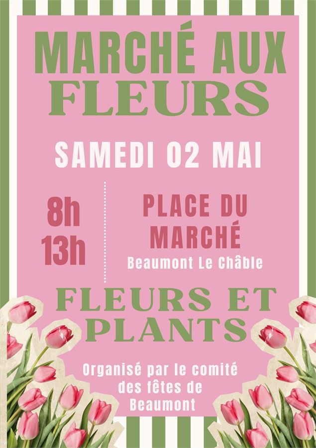 Vente de fleurs de Beaumont_Beaumont - comité des fêtes de beaumont