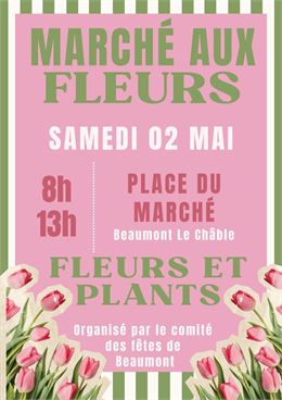 Vente de fleurs de Beaumont_Beaumont - comité des fêtes de beaumont