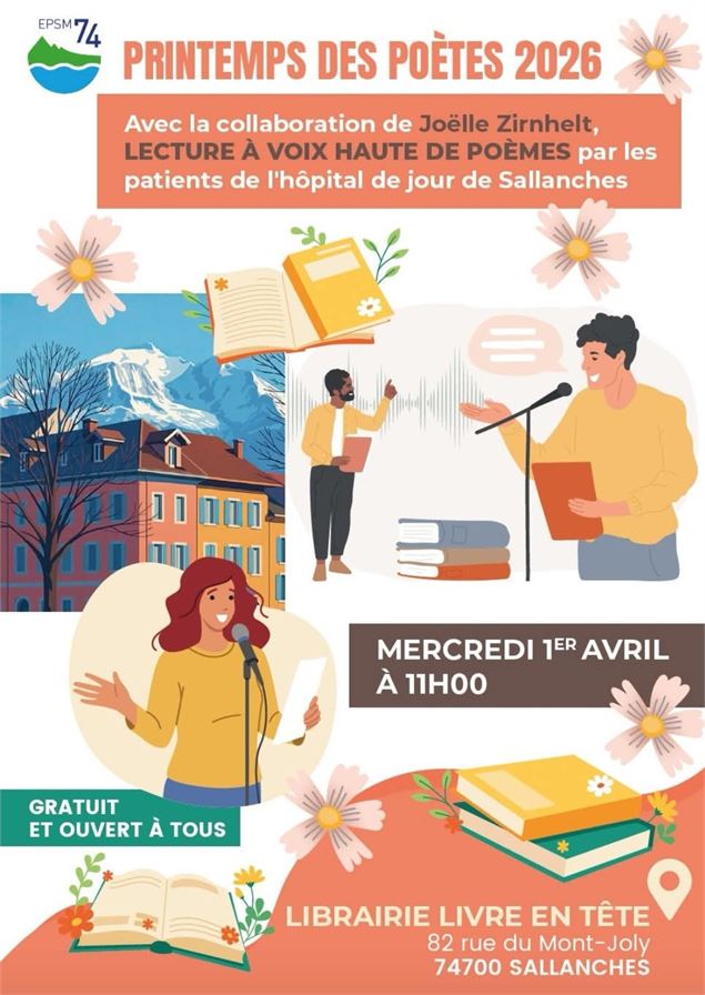 Lecture de poèmes à voix haute_Sallanches