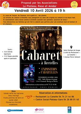 Soirée Le Cabaret à bretelles - Asso Le Plateau