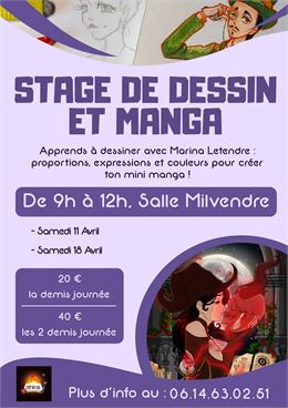 Stage de dessin et manga_Culoz-Béon
