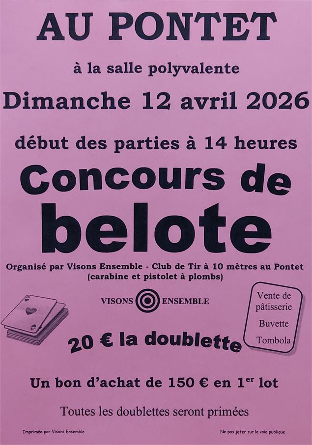 Concours de belote