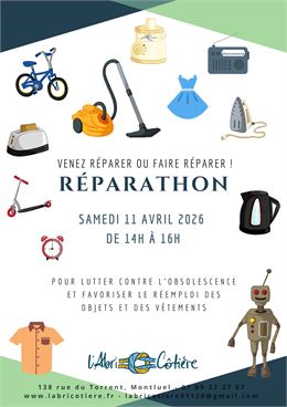 Réparathon d'Artilab à l'AbriCôtière_Montluel - L'AbriCôtière