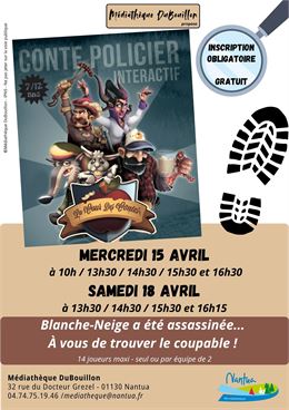 Affiche - Médiathèque DuBouillon