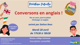 Affiche animation - Médiathèque DuBouillon