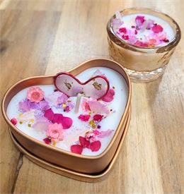 bougie créative - Pomviolette
