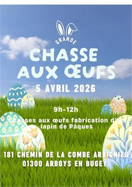 Chasse aux oeufs à Arbignieu_Arboys en Bugey - Centre Hippique d'Arbignieu