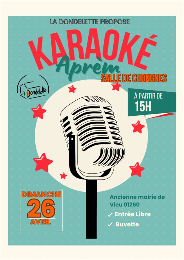 Karaoké Aprèm à Chongnes_Valromey-sur-Séran - La Dondelette