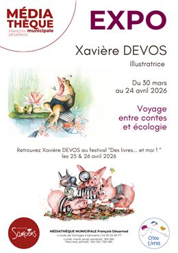 Exposition de dessins origiinaux de Xavière DEVOS, illustratrice_Samoëns - Commune de Samoëns