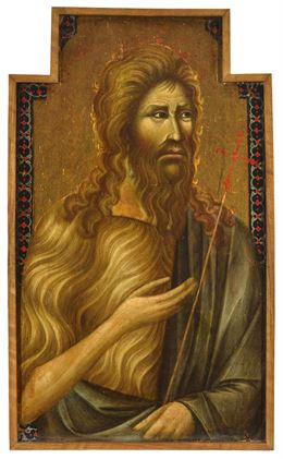 12h15 au musée : Icônes, regards croisés_Chambéry - MAITRE de San GAGGIO - Saint-Jean Baptiste - M 9