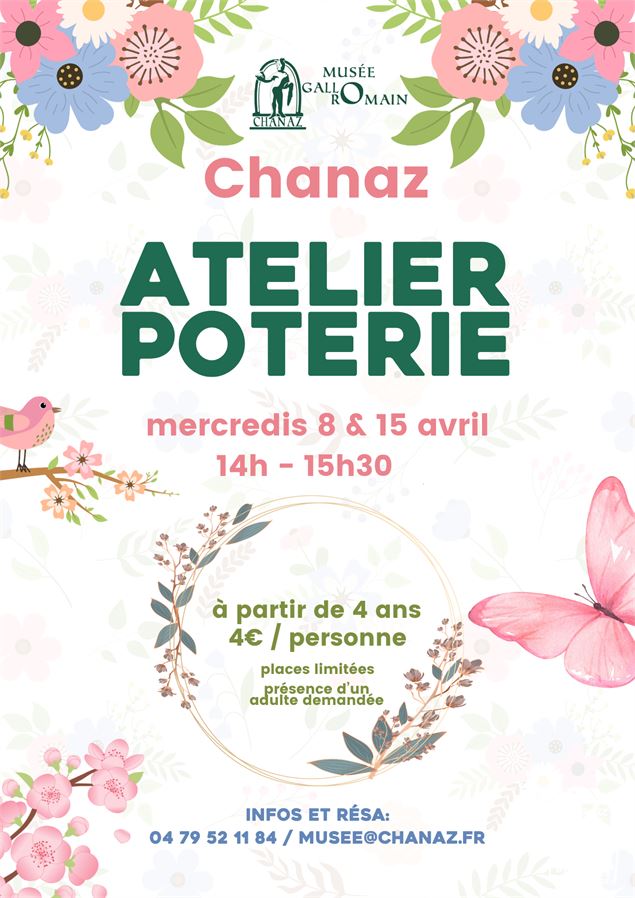 Atelier poterie printanier - Musée de Chanaz