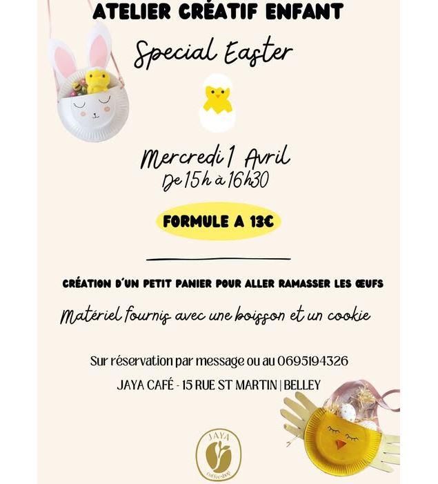 Atelier créatif spécial paques_Belley