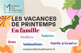 vacances de printemps - Maison des habitants