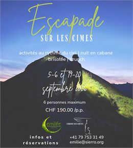 Escapade sur les cimes / au rythmes du ciel_Thyon