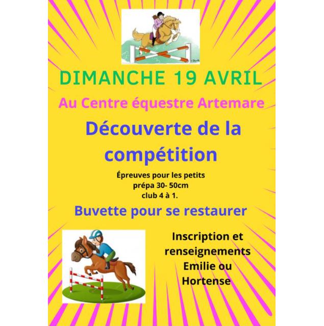 Découverte de la compétition à poney pour les tous petits_Artemare - Centre equestre Artemare