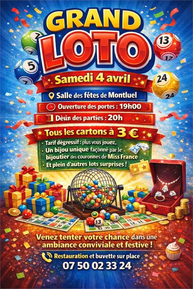 Grand loto_Montluel - Montluel Poker Club