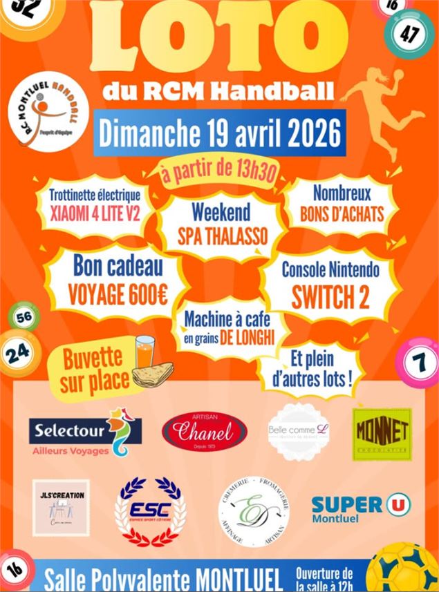 Loto du RCM Handball_Montluel - RCM Handball
