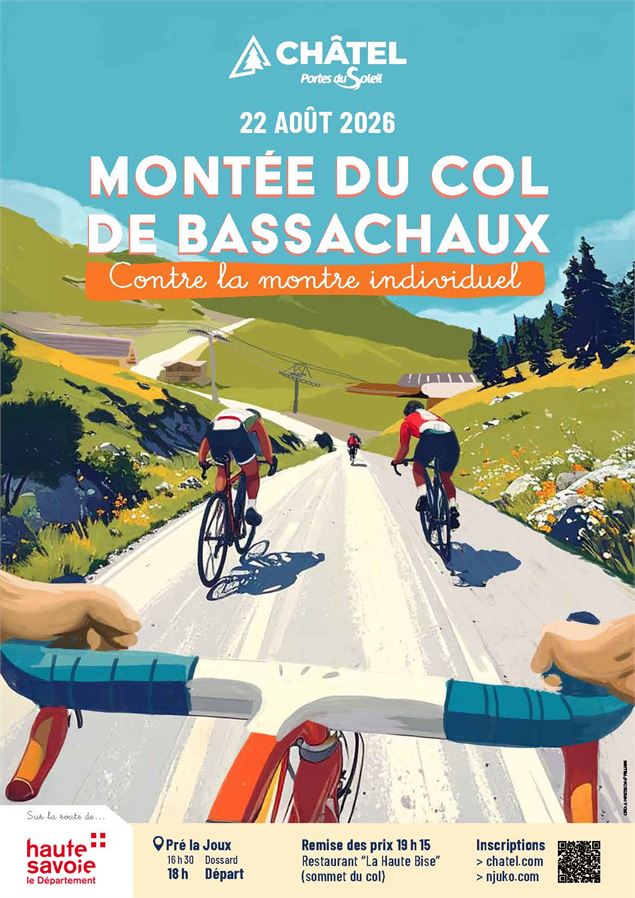 Affiche de la Montée du Col de Bassachaux 2026 - S.Medan