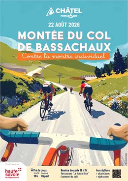 Affiche de la Montée du Col de Bassachaux 2026 - S.Medan