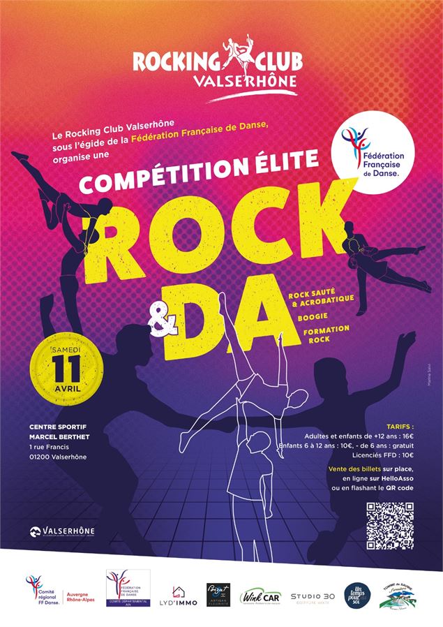 Compétition Rock acrobatique et danses associées