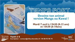 Dessine ton animal version Manga ou Kawaï