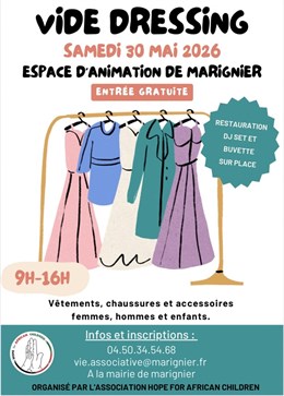Vide dressing de l’association Hope for African Children