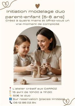 Initiation modelage parent -enfant (5-8ans)_Les Carroz-d'Arâches