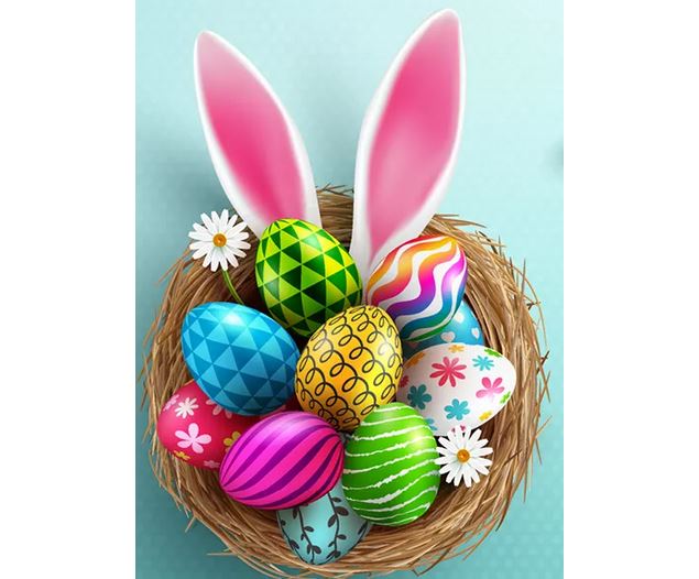 Chasse aux oeufs de Pâques à Valmeinier centre station