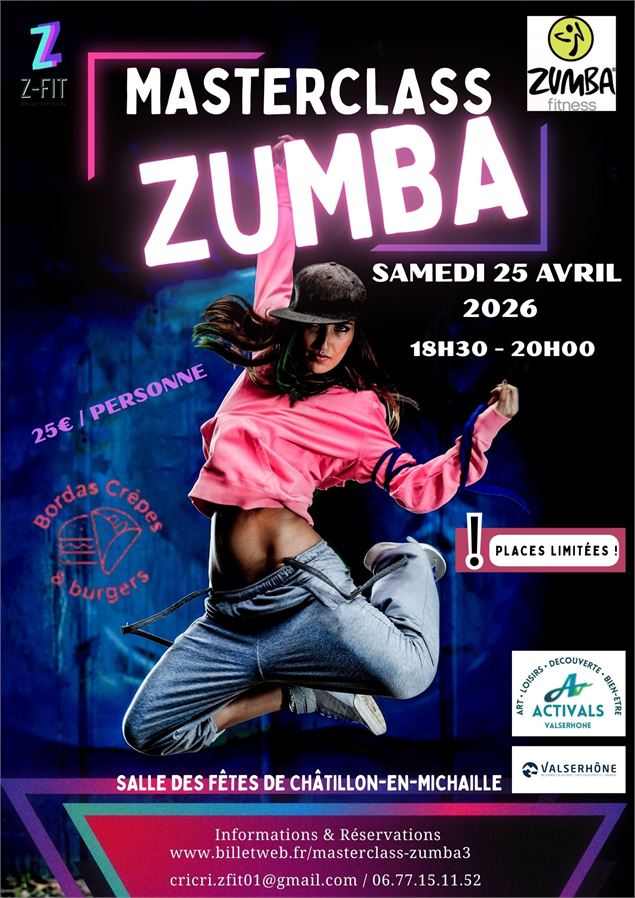 Masterclass Zumba - Canva