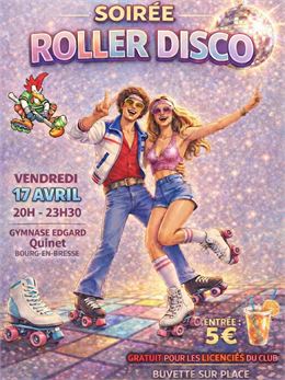 Danseurs en roller musique disco - ©Roller Hockey Bressan