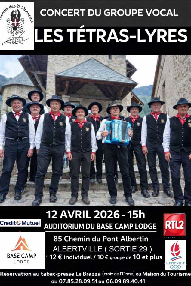Concert : Les Tétras-Lyres_Albertville