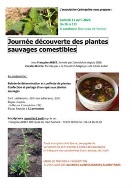 Découverte des plantes sauvages commestibles_Yenne