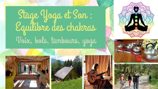 Stage Yoga et Son : équilibre des Chakras - Voix, bols, tambour, yoga