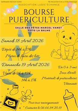 Bourse Puériculture - Ludic'échange