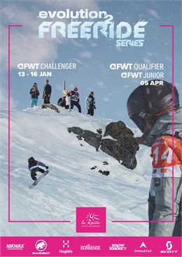 Affiche Evolution 2 Freeride Series La Rosière